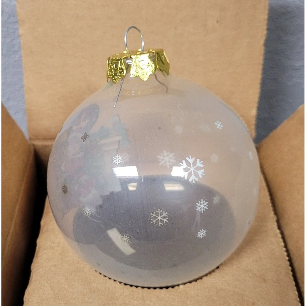 Vintage 1991 Campbell's Kids Collector's Edition Christmas Glass Ball Ornament